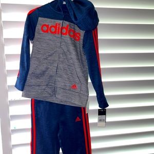 Adidas boys sweat suit